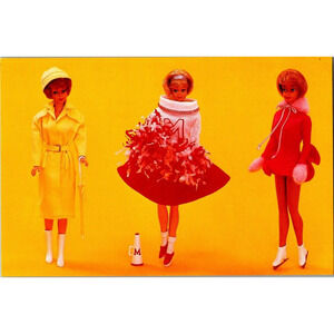 1997 Barbie Stormy Weather Cheerleader Skater's Waltz Postcard 5034 NOS Nostalgi